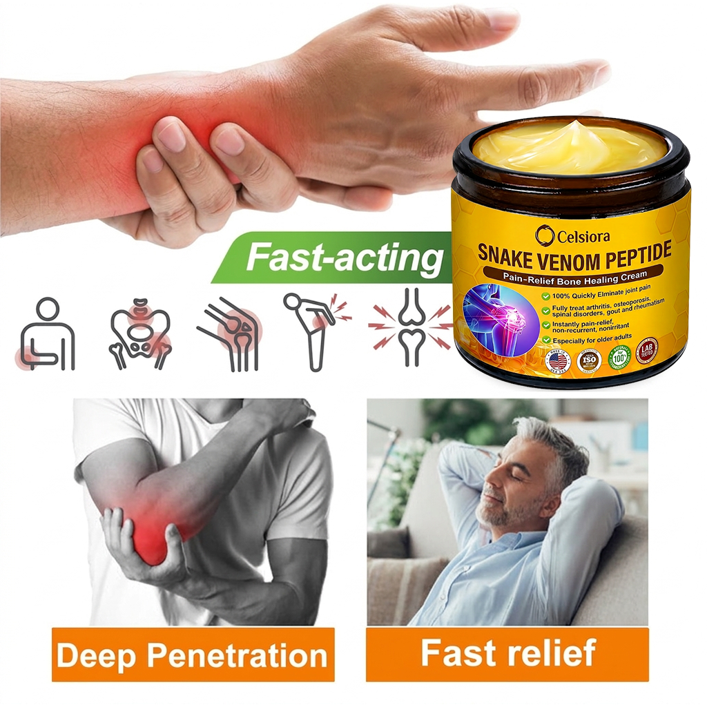 UPSELL✅Anti-Aging Cellular Repair: Celsiora® Pain-Relief Bone Healing Cream (Treatment for Osteoarthritis, Rheumatoid Arthritis,Sports Injuries,  Compressed Nerves, and Chronic Muscle Strain) (Copy)