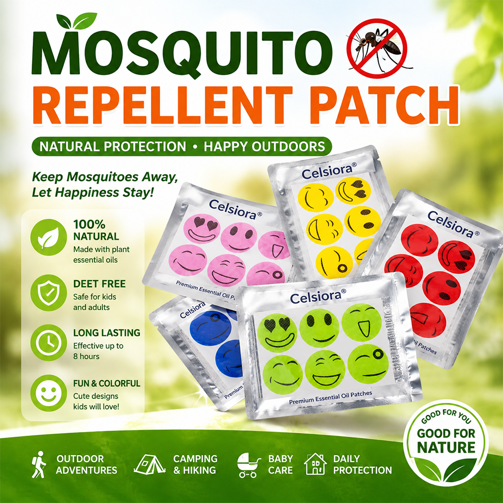 UPSELL Celsiora® 🦟Mosquito Repellent Patch - Natural Formula (Copy)
