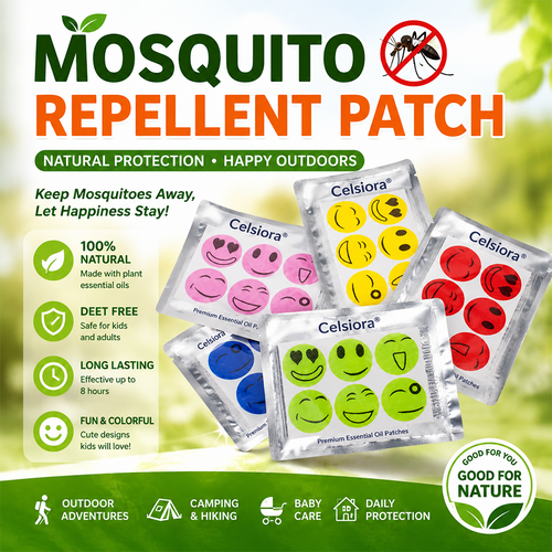 UPSELL Celsiora® 🦟Mosquito Repellent Patch - Natural Formula (Copy)