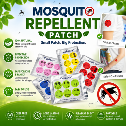 UPSELL Celsiora® 🦟Mosquito Repellent Patch - Natural Formula (Copy)
