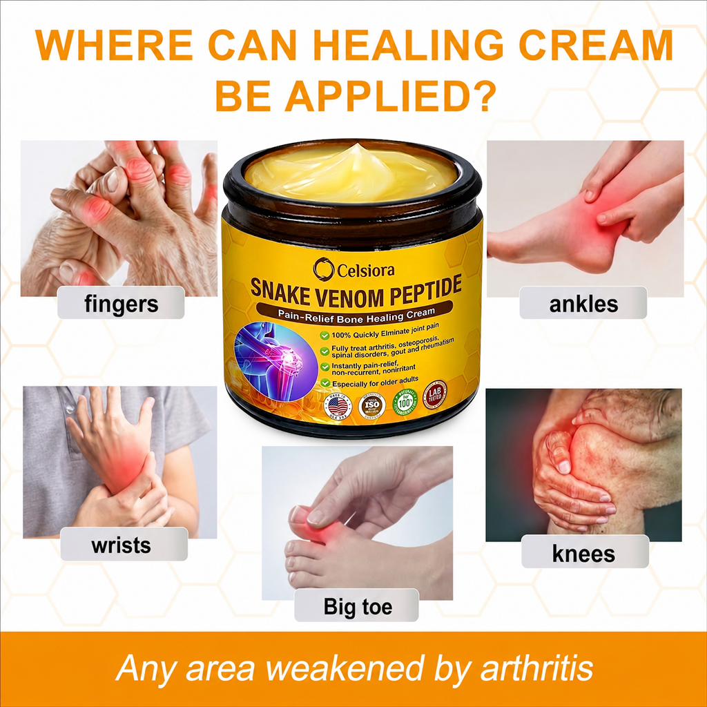 UPSELL✅Anti-Aging Cellular Repair: Celsiora® Pain-Relief Bone Healing Cream (Treatment for Osteoarthritis, Rheumatoid Arthritis,Sports Injuries,  Compressed Nerves, and Chronic Muscle Strain) (Copy)