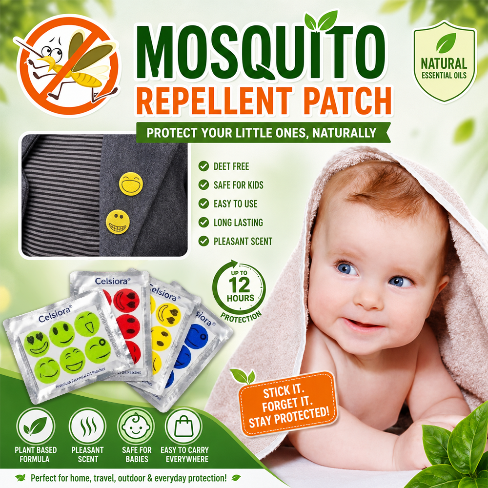 UPSELL Celsiora® 🦟Mosquito Repellent Patch - Natural Formula (Copy)