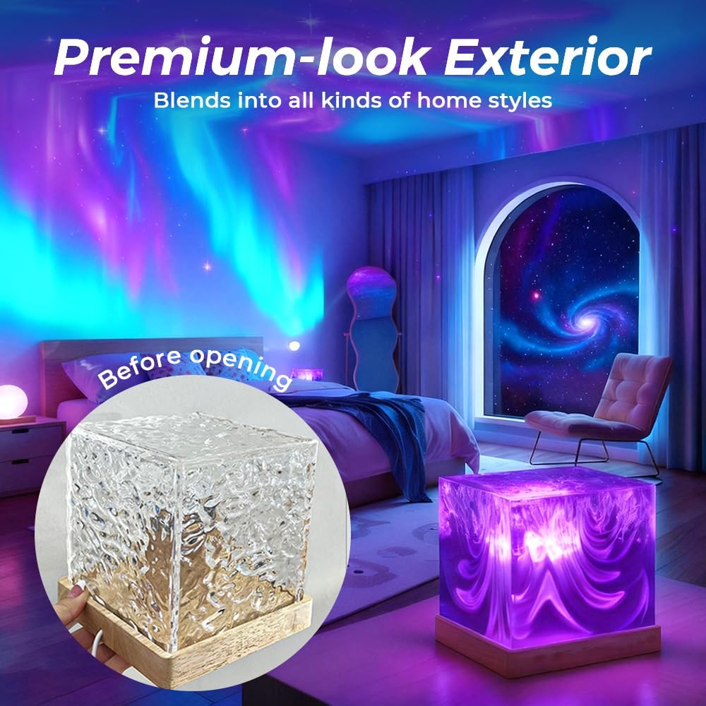 💥LAST DAY SALE 50% OFF💥Northern Dreamscape Projector, 2026 New 16 Color Aurora Light Projector, Mood Lighting for Bedroom, Perfect Christmas Gifts for Teens, Aurora Lamp for Decoration