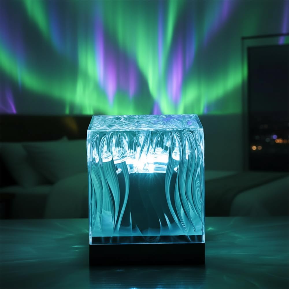 💥LAST DAY SALE 50% OFF💥Northern Dreamscape Projector, 2026 New 16 Color Aurora Light Projector, Mood Lighting for Bedroom, Perfect Christmas Gifts for Teens, Aurora Lamp for Decoration