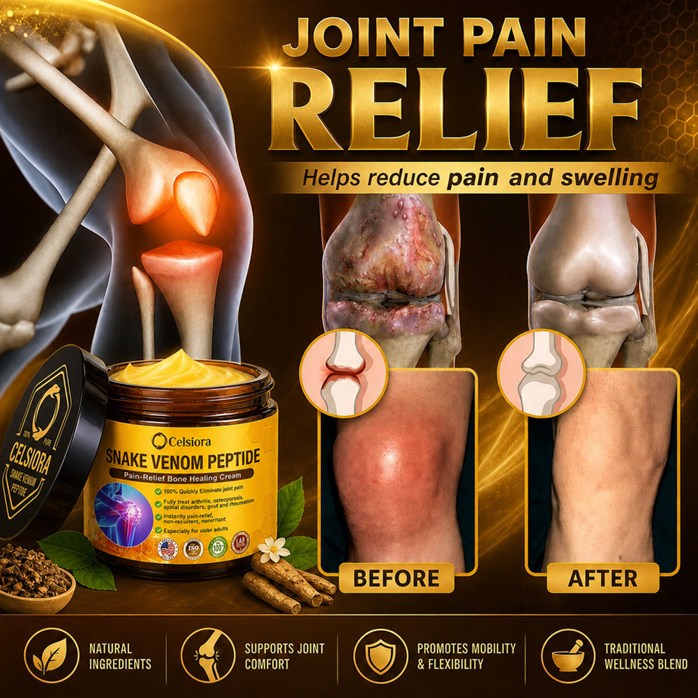 🦴Anti-Aging Cellular Repair: Celsiora® Pain-Relief Bone Healing Cream (Treatment for Osteoarthritis, Rheumatoid Arthritis,Sports Injuries,  Compressed Nerves, and Chronic Muscle Strain)