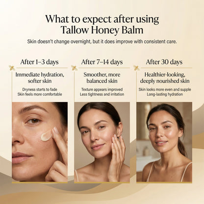 🌸Celsiora® Organic Tallow Honey Balm to Help Erase Fine Lines, Wrinkles, and Age Spots