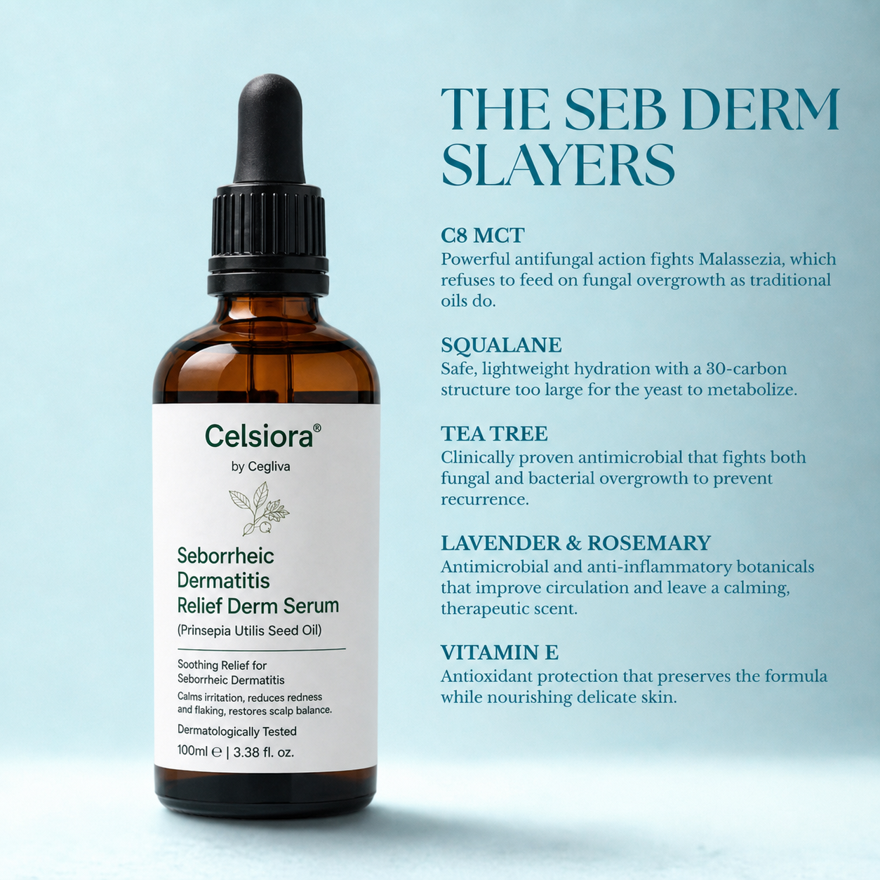 🍀Celsiora® Seborrheic Dermatitis Relief Derm Serum