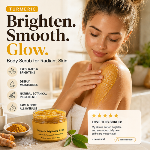 🔥BUY 2 GET 1 FREE🔥Turmeric Exfoliating Body Scrub-Celsiora®