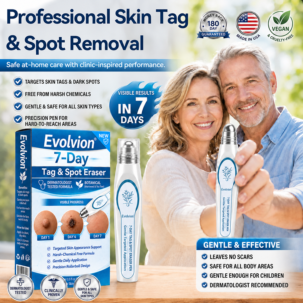 🧊Evolvion® 𝟕-𝐃𝒂𝘆 𝐒𝗸𝐢𝐧 𝐓𝒂𝗴 & 𝐒𝐩𝙤𝐭 𝐄𝐫𝒂𝐬𝙚𝐫 Painless & Scar-Free Advanced Imperfection Remova𝗜 Ro𝗜𝗜erba𝗜𝗜 Pen