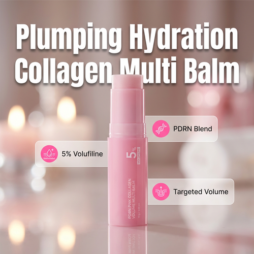 UPSELL 🥳2026 HOT SALE🥳💕PDRN Pink Collagen Volume Multi Balm | All In One Volufiline, PDRN, NAD Stick for Youthful-Looking (Copy)