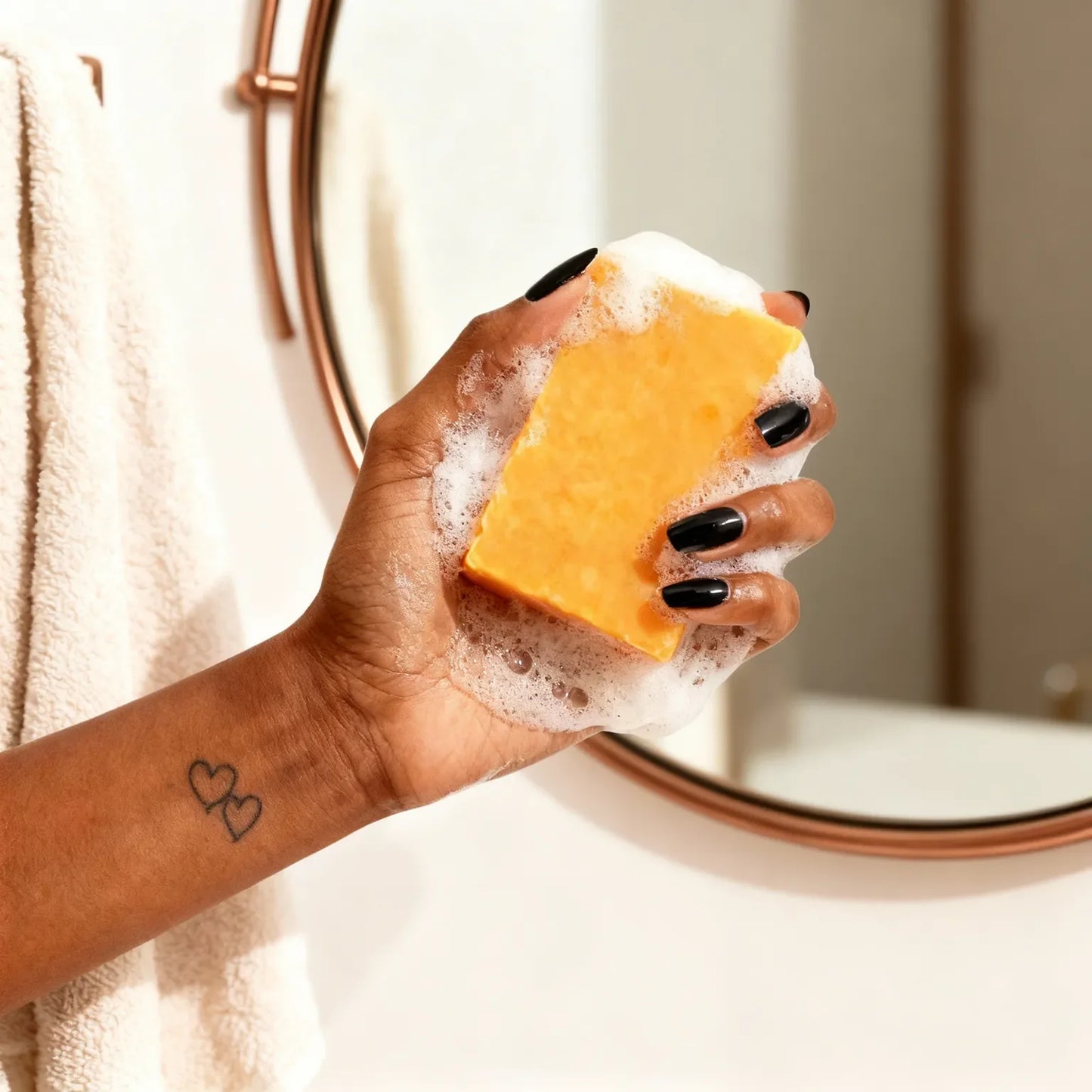 UPSELL🔥BUY 2 GET 1 FREE🔥Turmeric Brightening Soap (with Vitamin C, Alpha Arbutin, Oat)-Celsiora®
